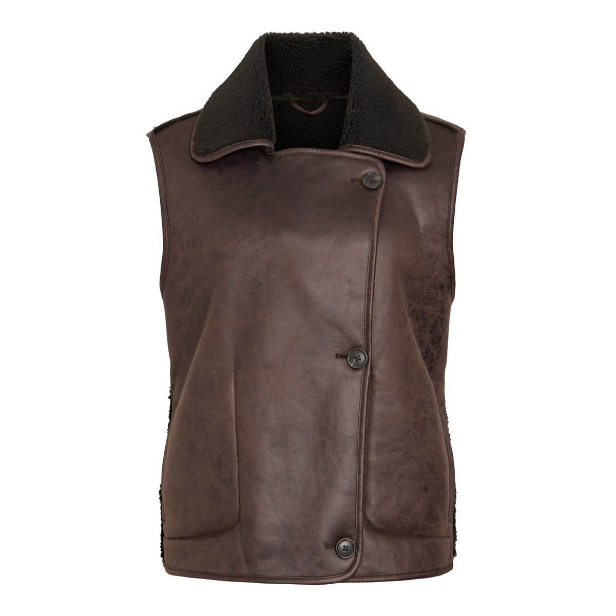 Gilet marron - demitasse1, VILA
