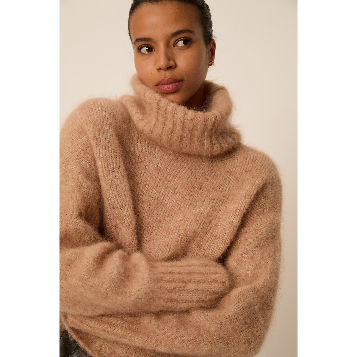 Pull col roulé, ALIRA blush, DES PETITS HAUTS