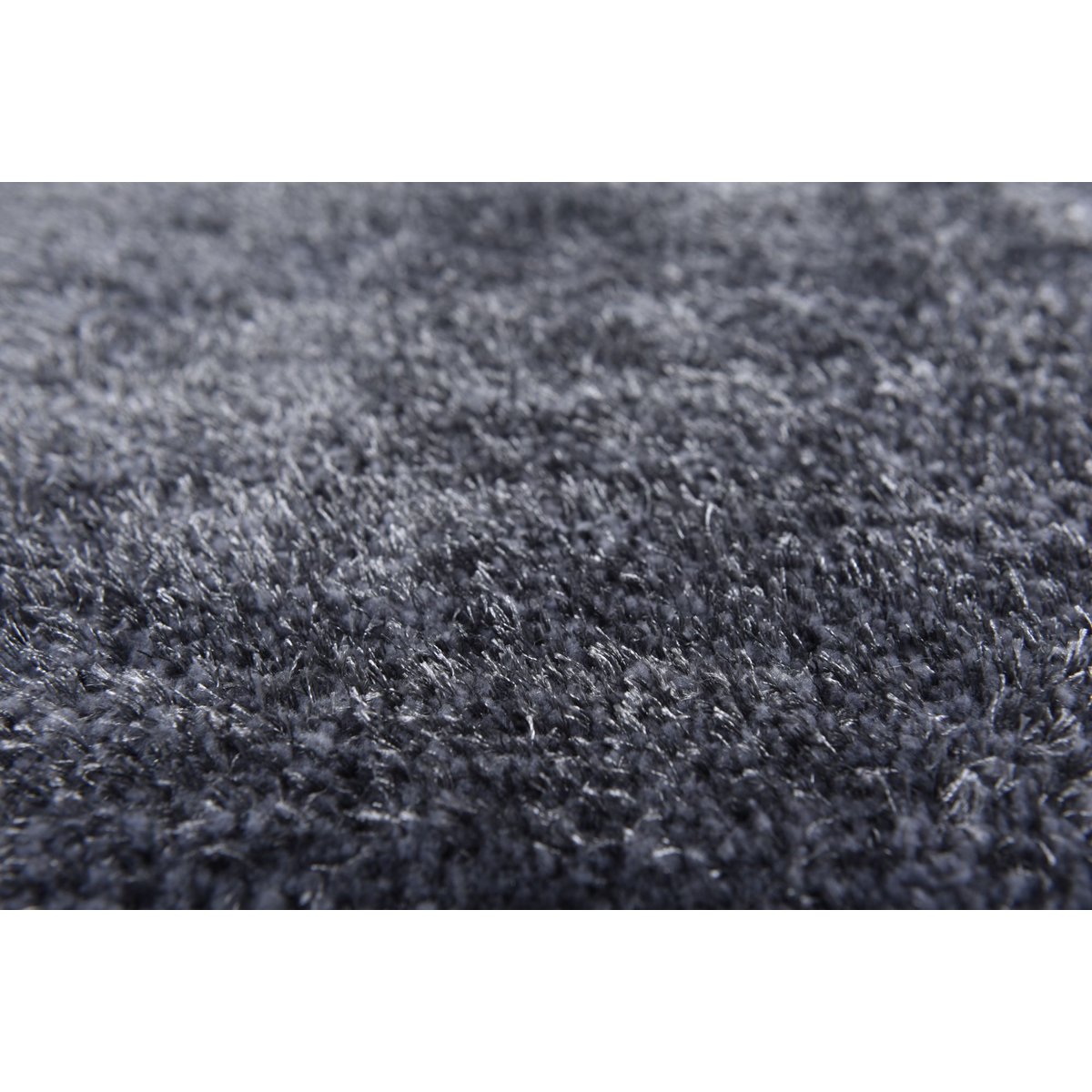 Tapis Shaggy SOFT brillant à poils longs anthracite, TOM TAILOR