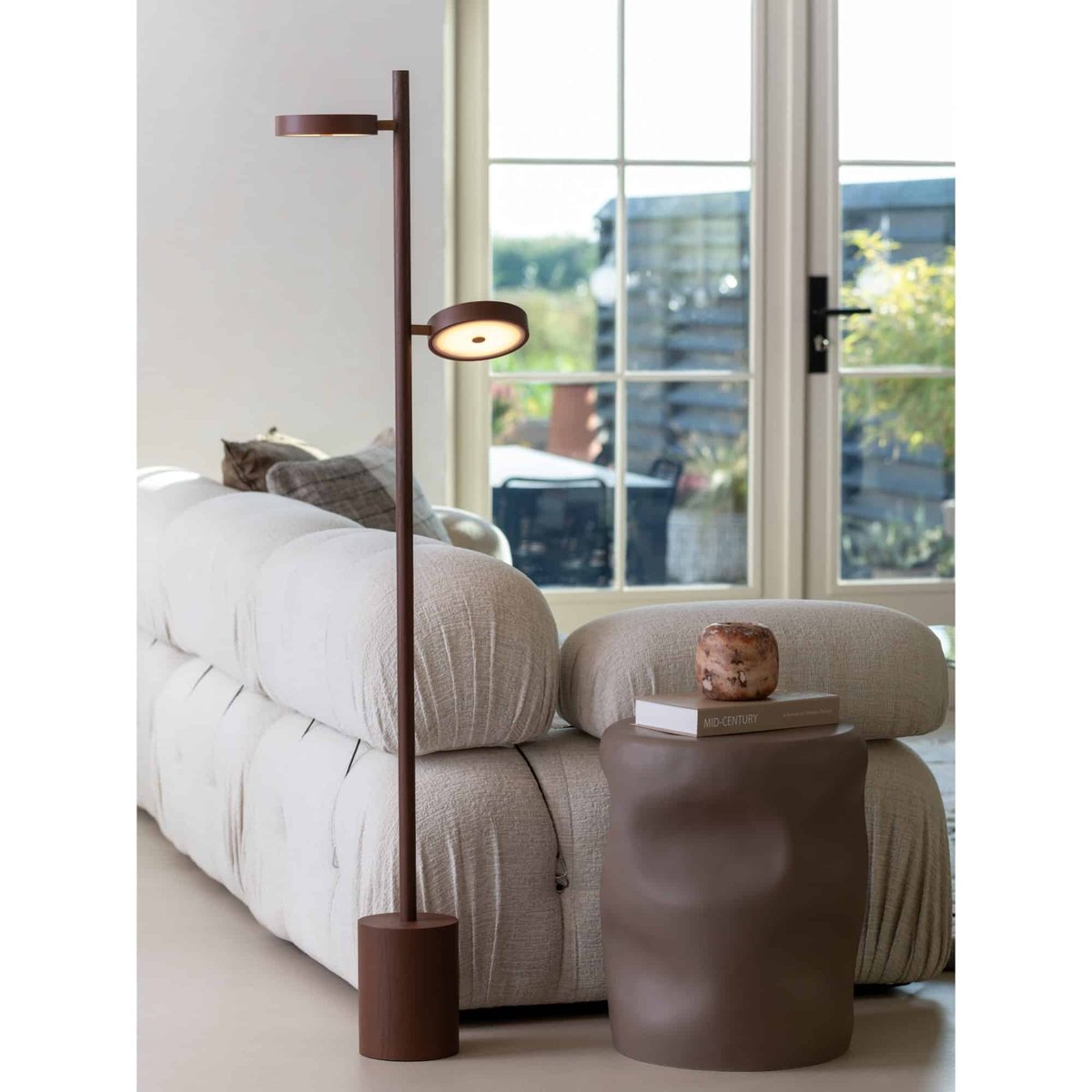 Lampadaire Bois OKINAWA marron, GOOD & MOJO