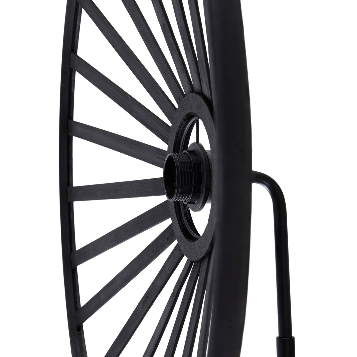 Applique en métal traditionnelle, Evandor noir, LINDBY