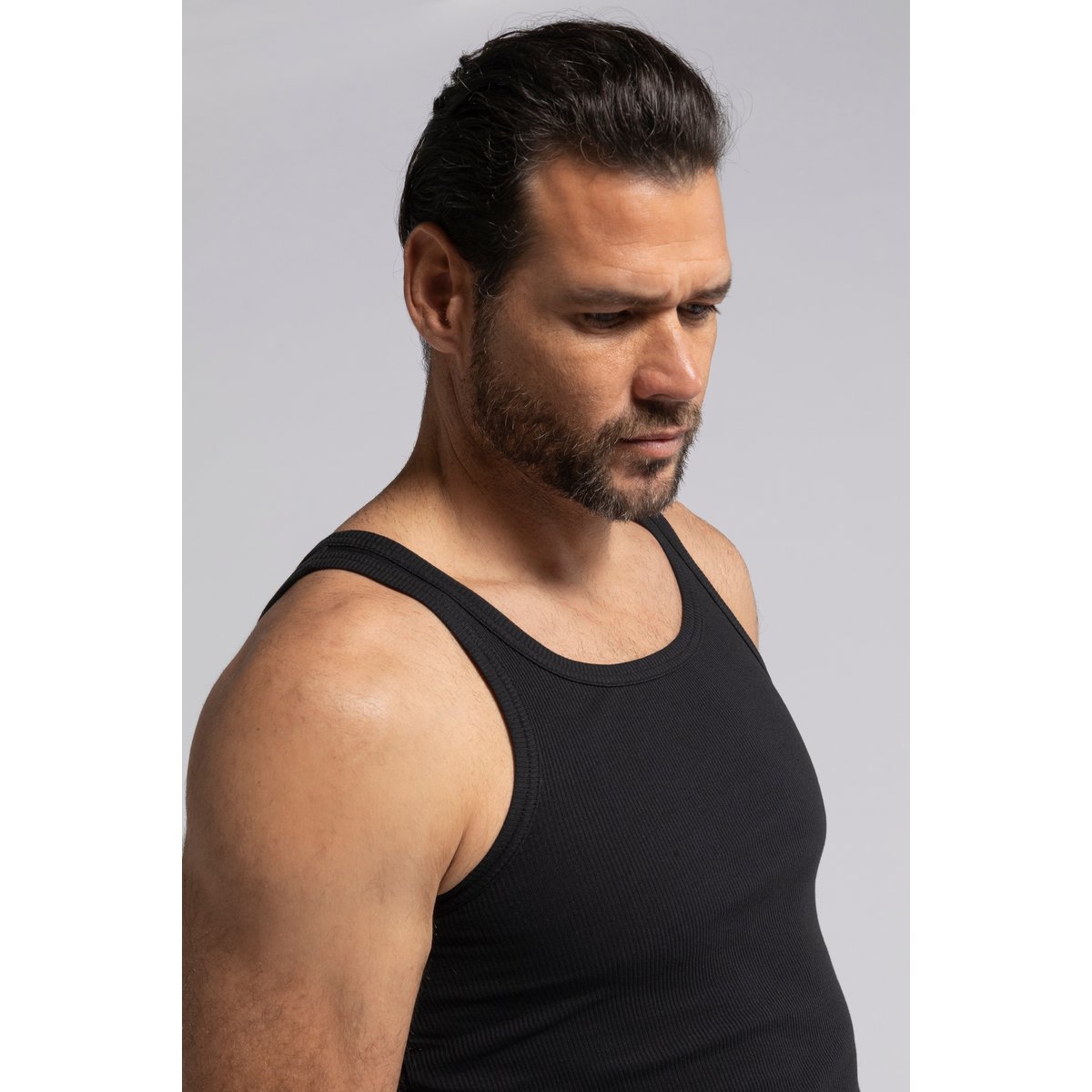 Lot de 2 maillots de corps noir, JP1880