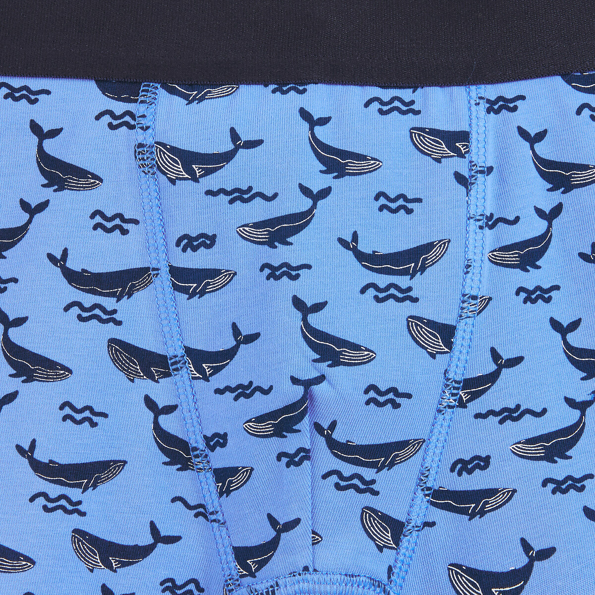 . bleu marine + bleu + beige, LA REDOUTE COLLECTIONS