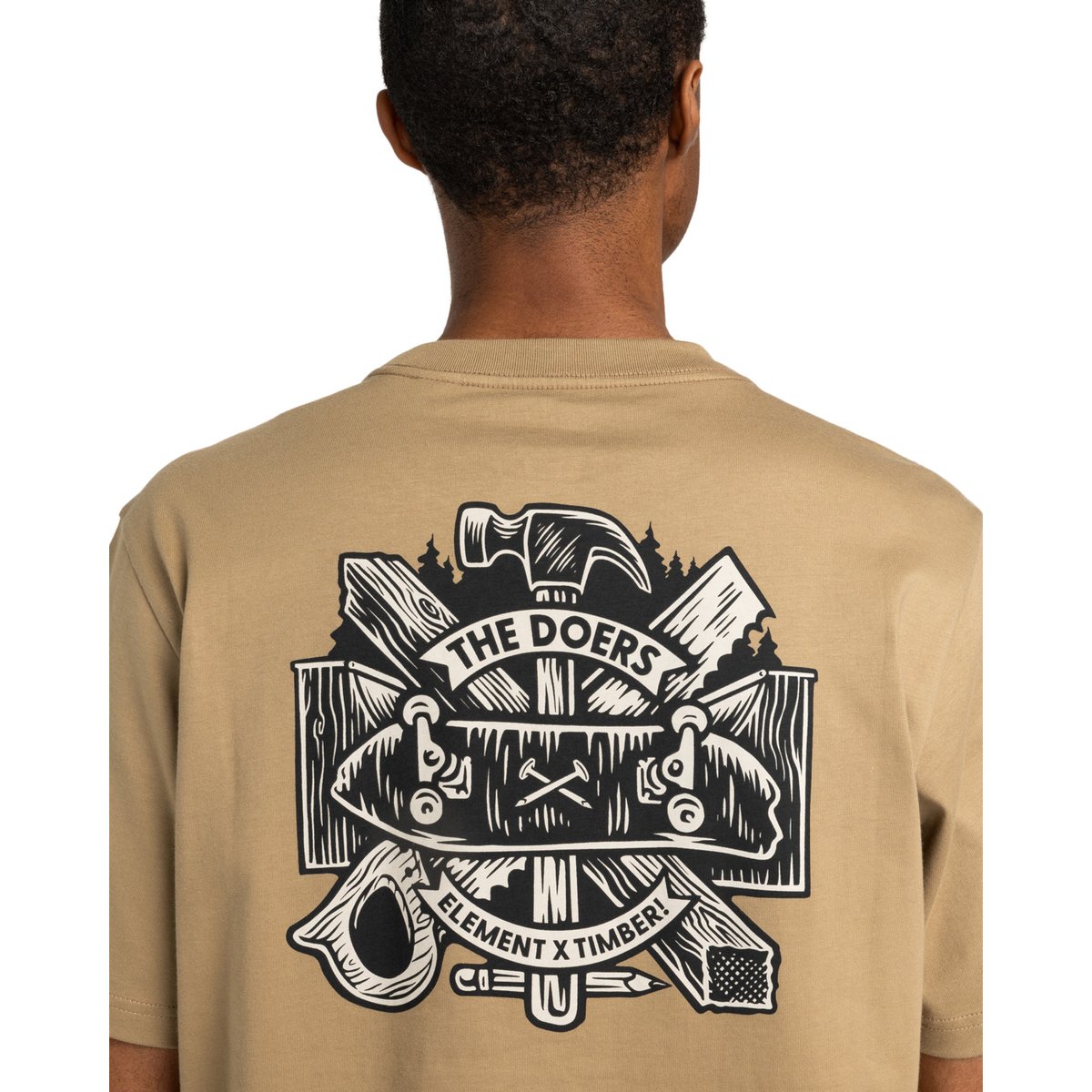 T-shirt à manches courtes TIMBER SUPPLY vert khaki, ELEMENT