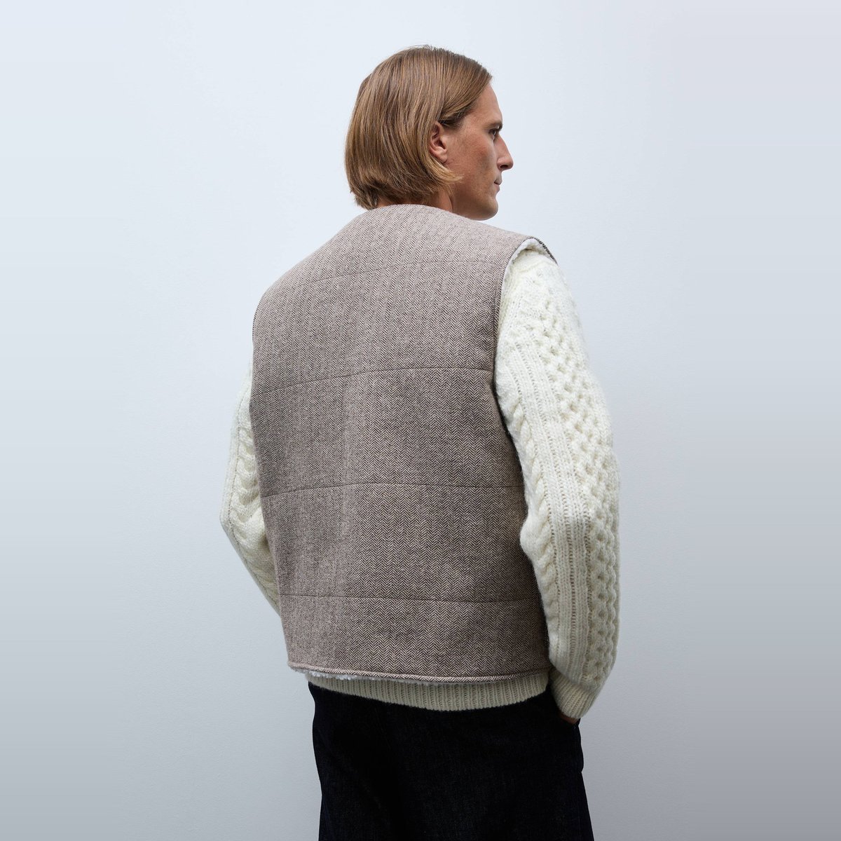 Veste sans manches contenant de la laine elan, MONOPRIX
