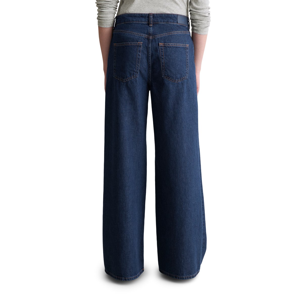 Jeans modèle Anjo large en denim rigide sans élasthanne bleu foncé, MARC O’POLO DENIM