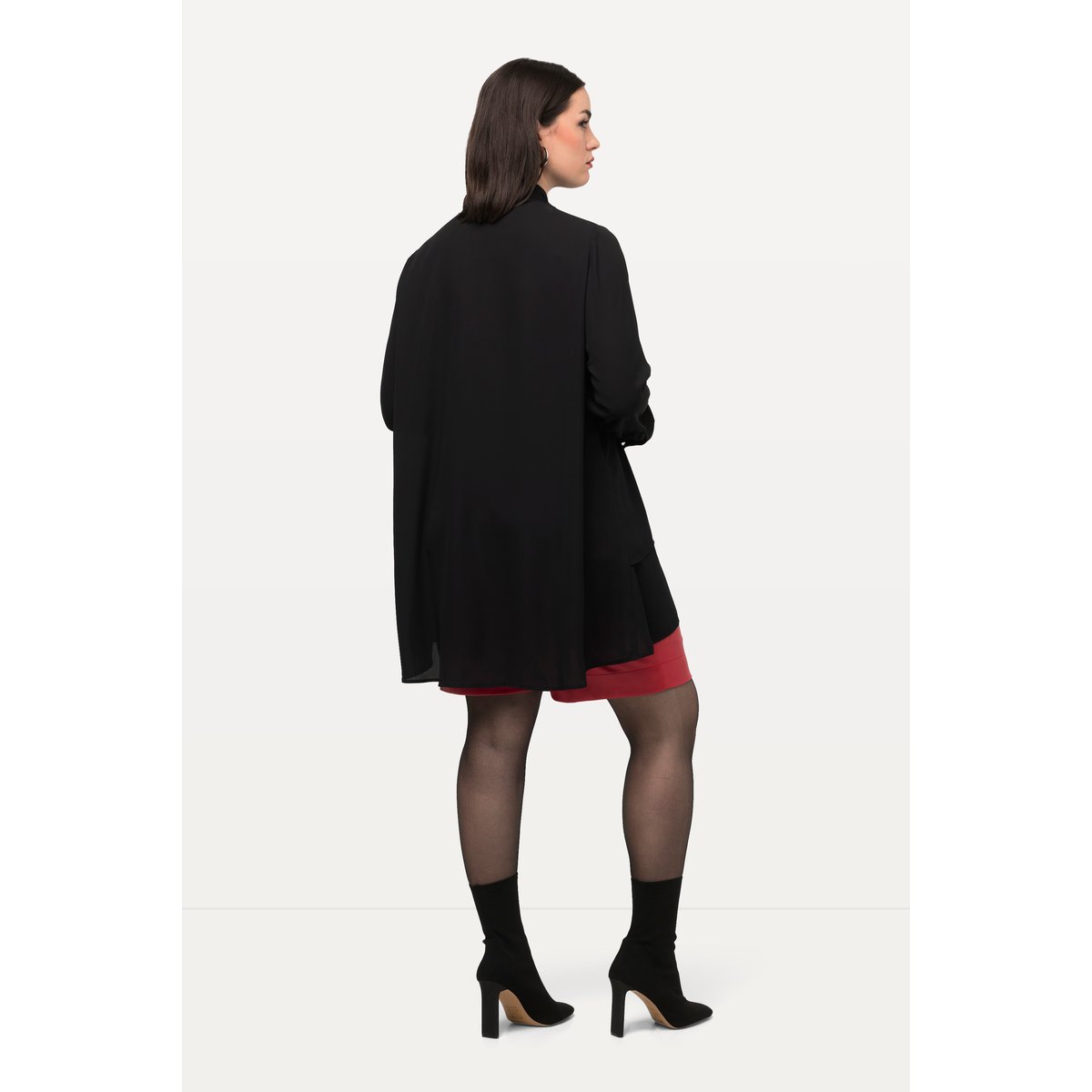 Tunique avec effet de superposition noir, ULLA POPKEN