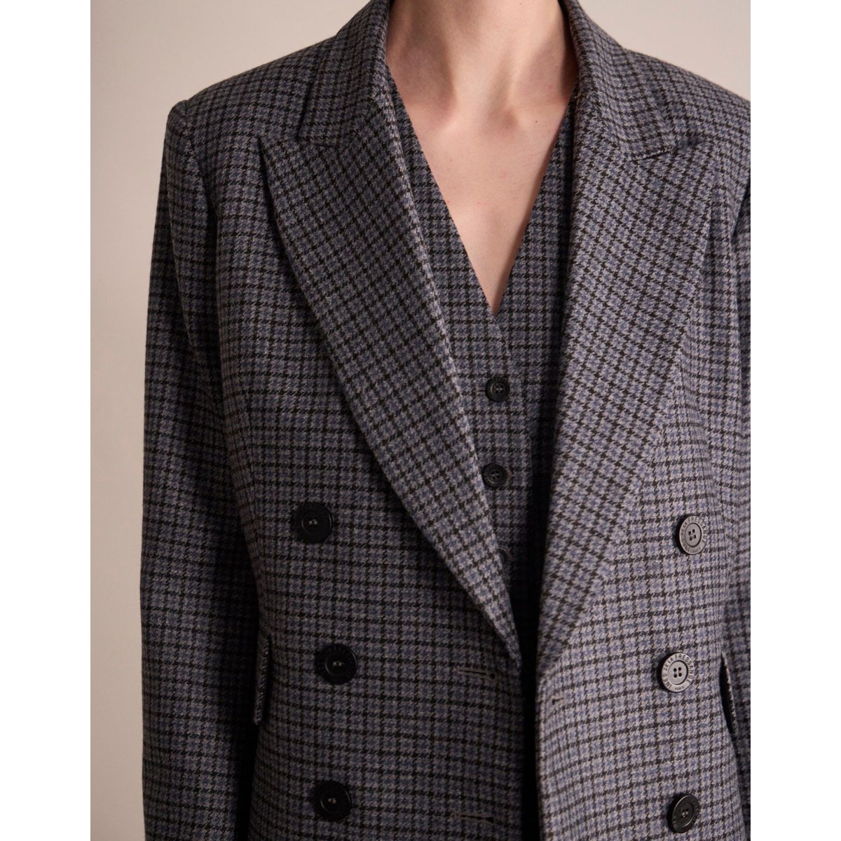 Veste June gris, INES DE LA FRESSANGE PARIS