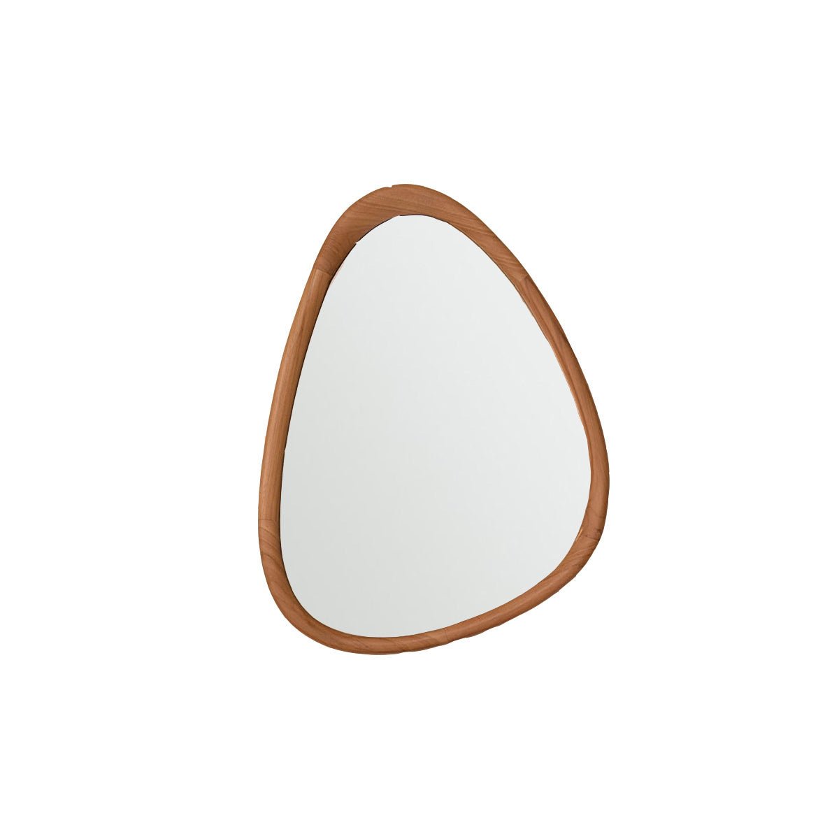 Miroir organique en teck massif 75x60 cm  BELIZE naturel, BERAH GETAH