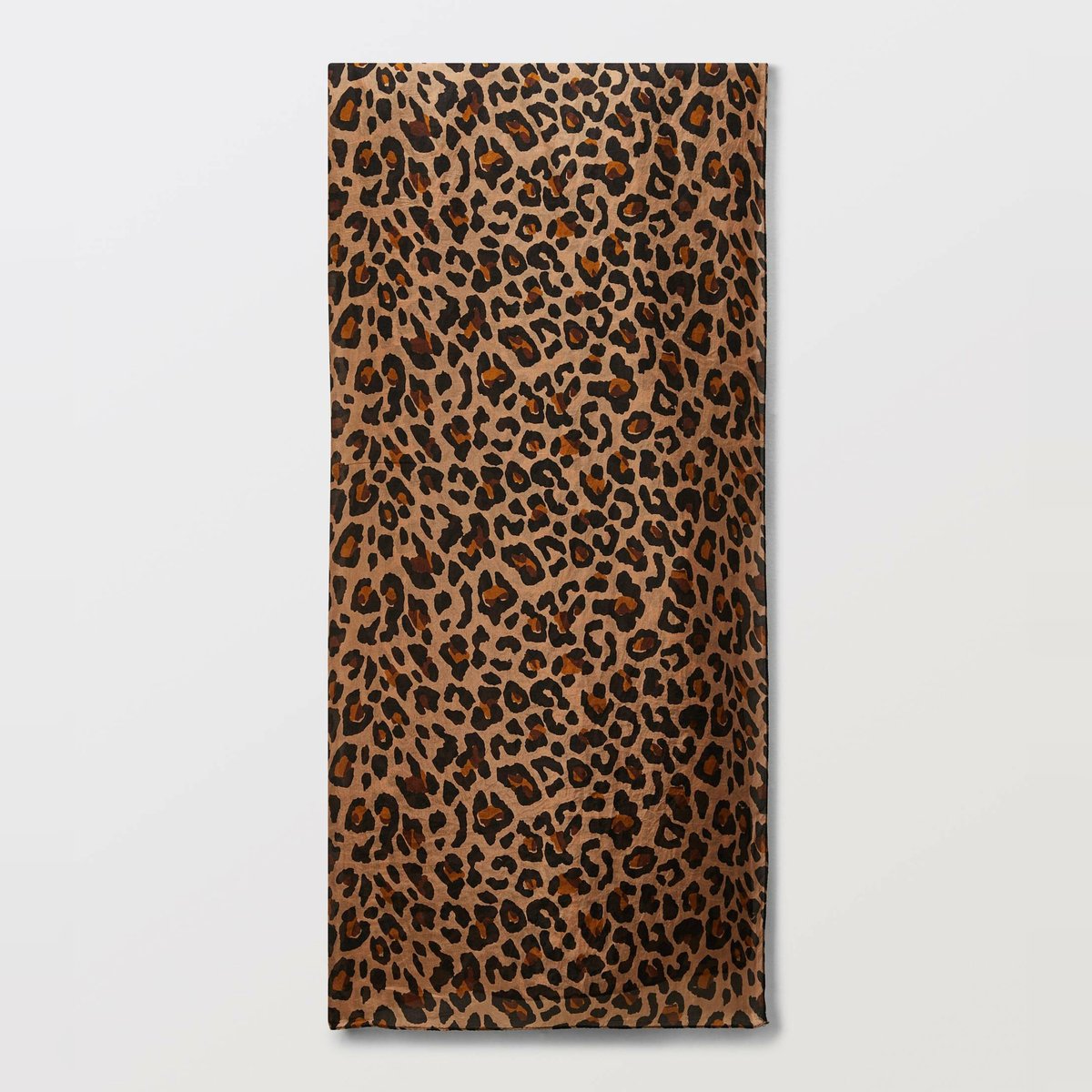 Foulard en soie beige chine, MONOPRIX