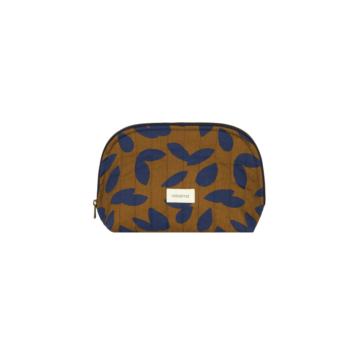 Trousse à maquillage PARIS-TOKYO feuilles bleues, NOBODINOZ