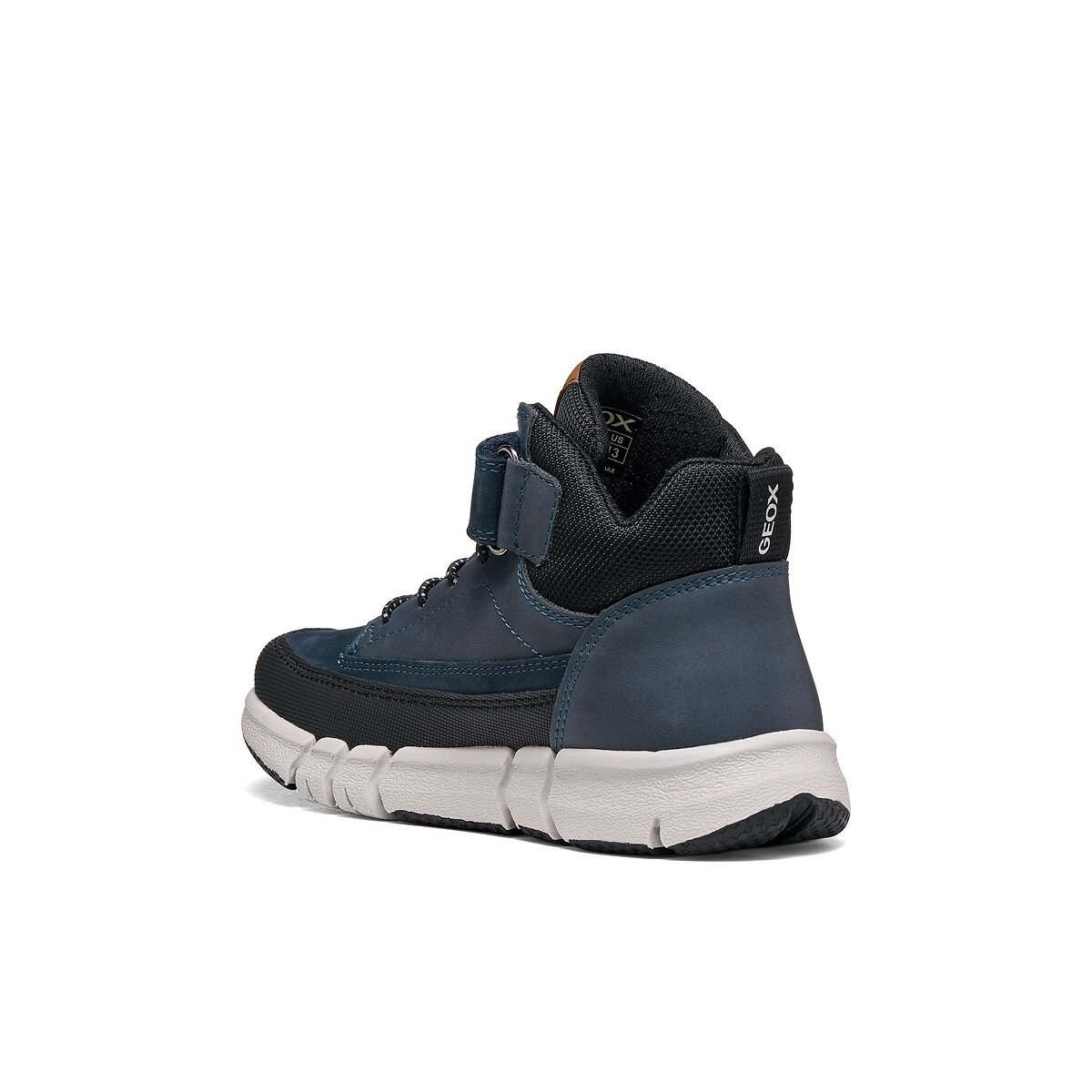 Flexyper breathable high top trainers navy blue, GEOX