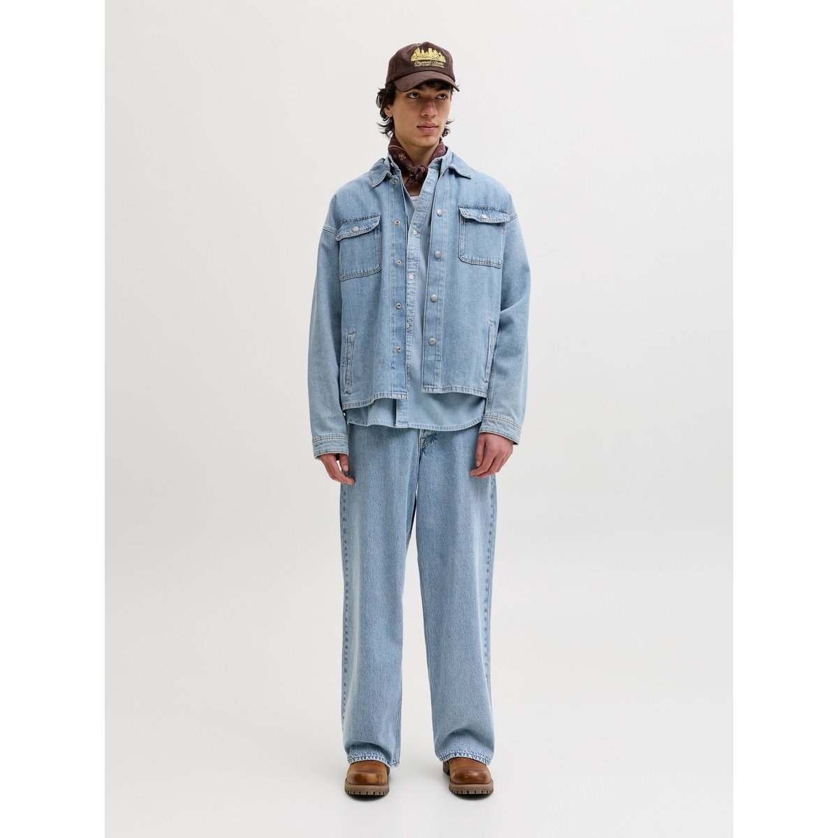 Jean À Coupe Wide blue denim 1, JACK & JONES
