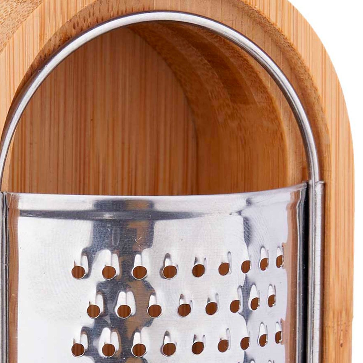 Râpe avec récipient bambou 7x15.5x4cm bois, WADIGA