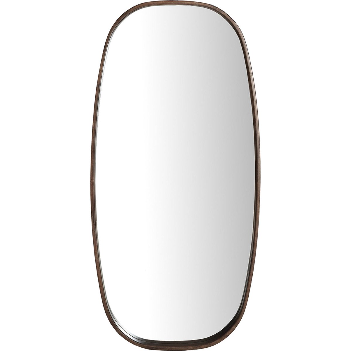 Miroir contemporain en bois collection VACIO brun, RECOLLECTION
