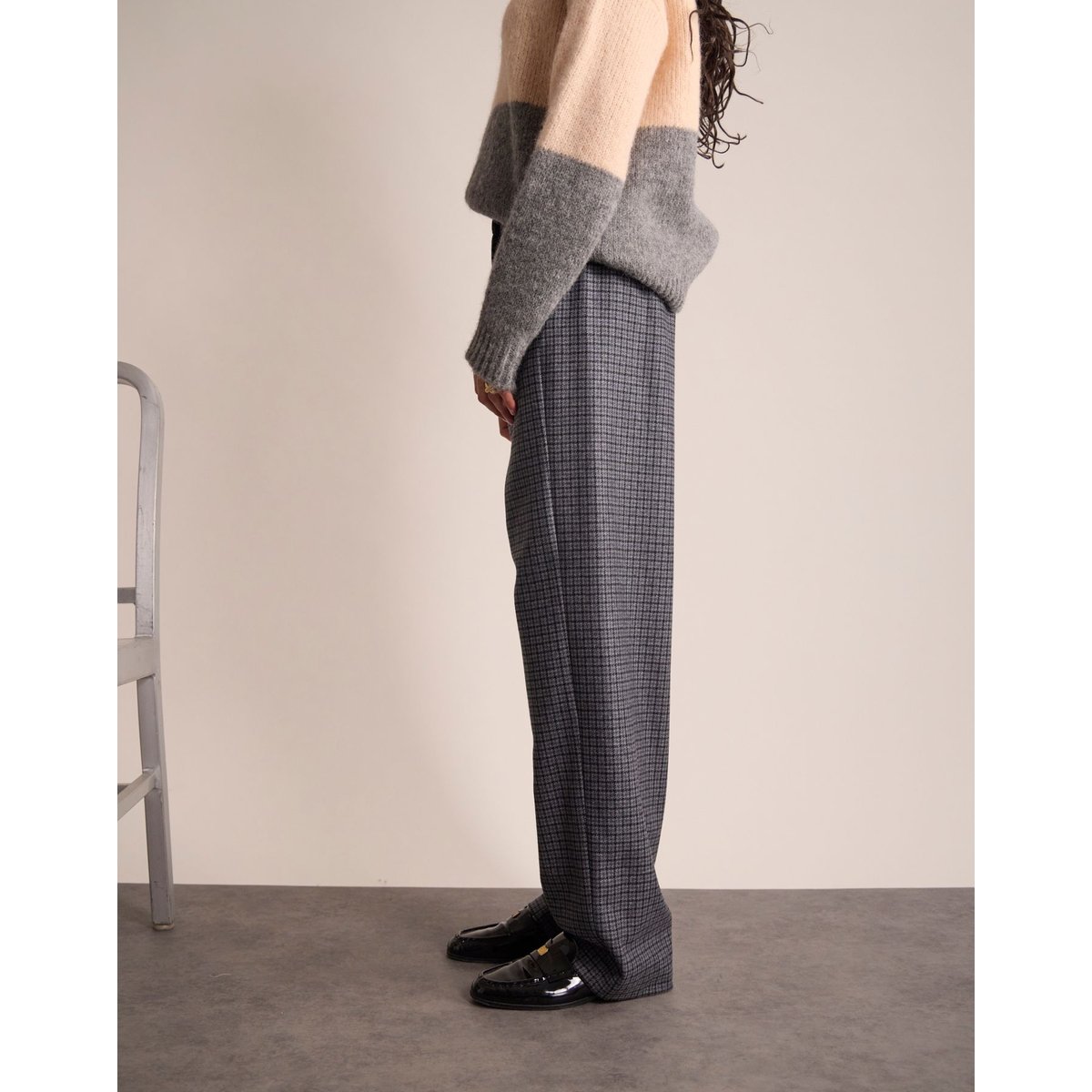 Pantalon Philo gris, INES DE LA FRESSANGE PARIS