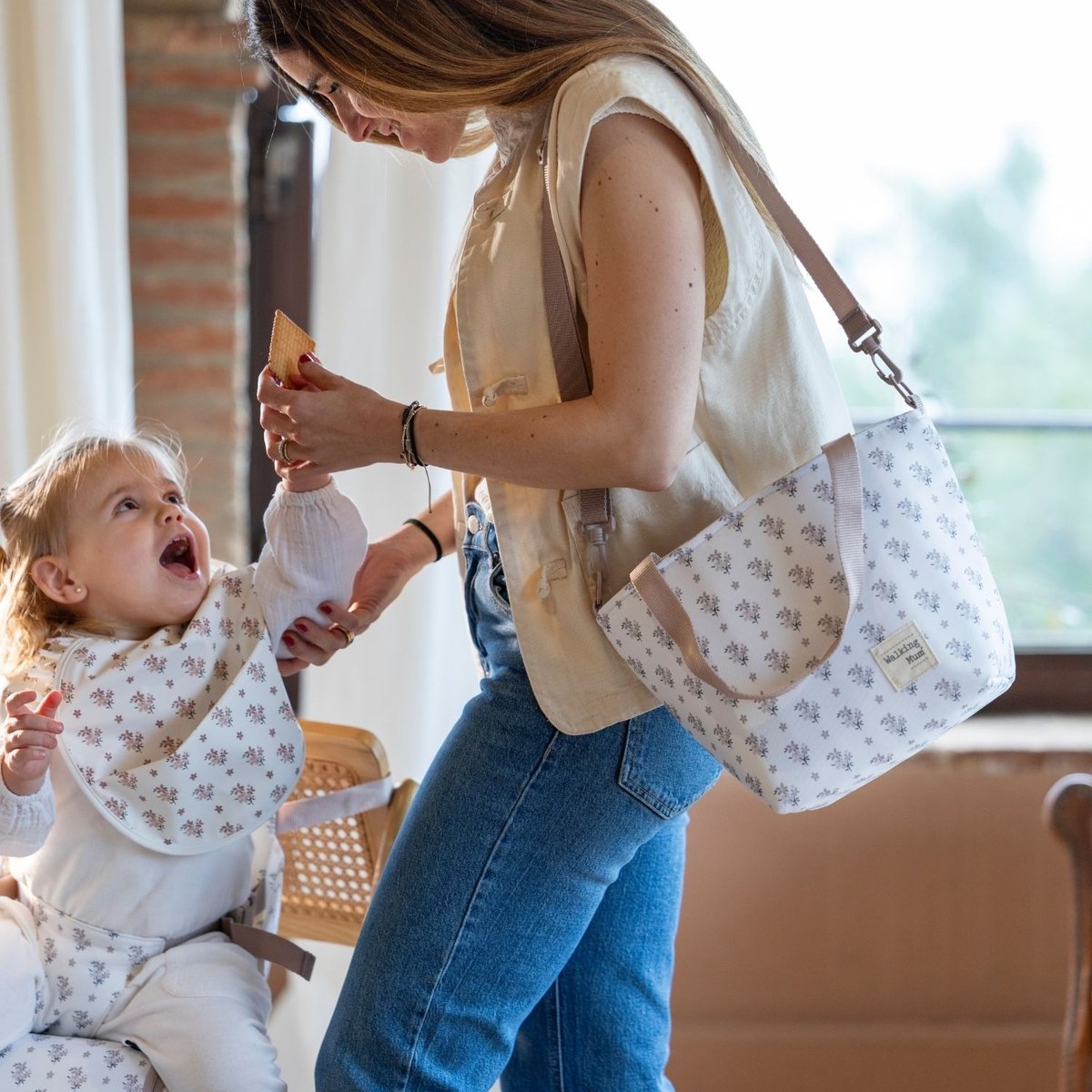Sac isotherme beige, WALKING MUM