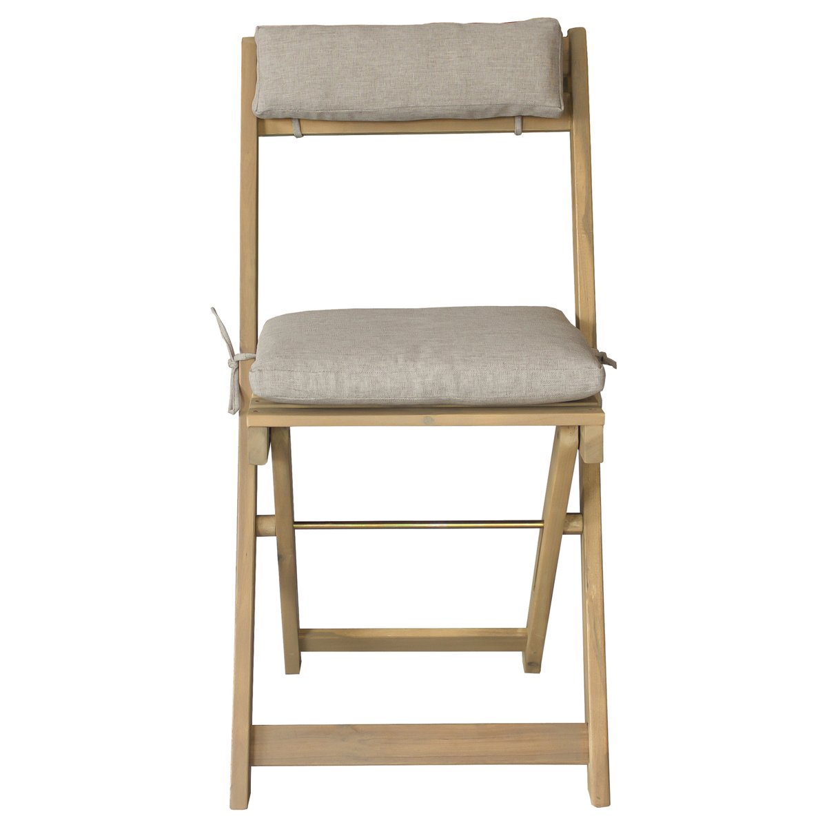 Ensemble table et chaises 2pl. acacia BENAGIL, BENAGIL beige, bois, HAPPY GARDEN