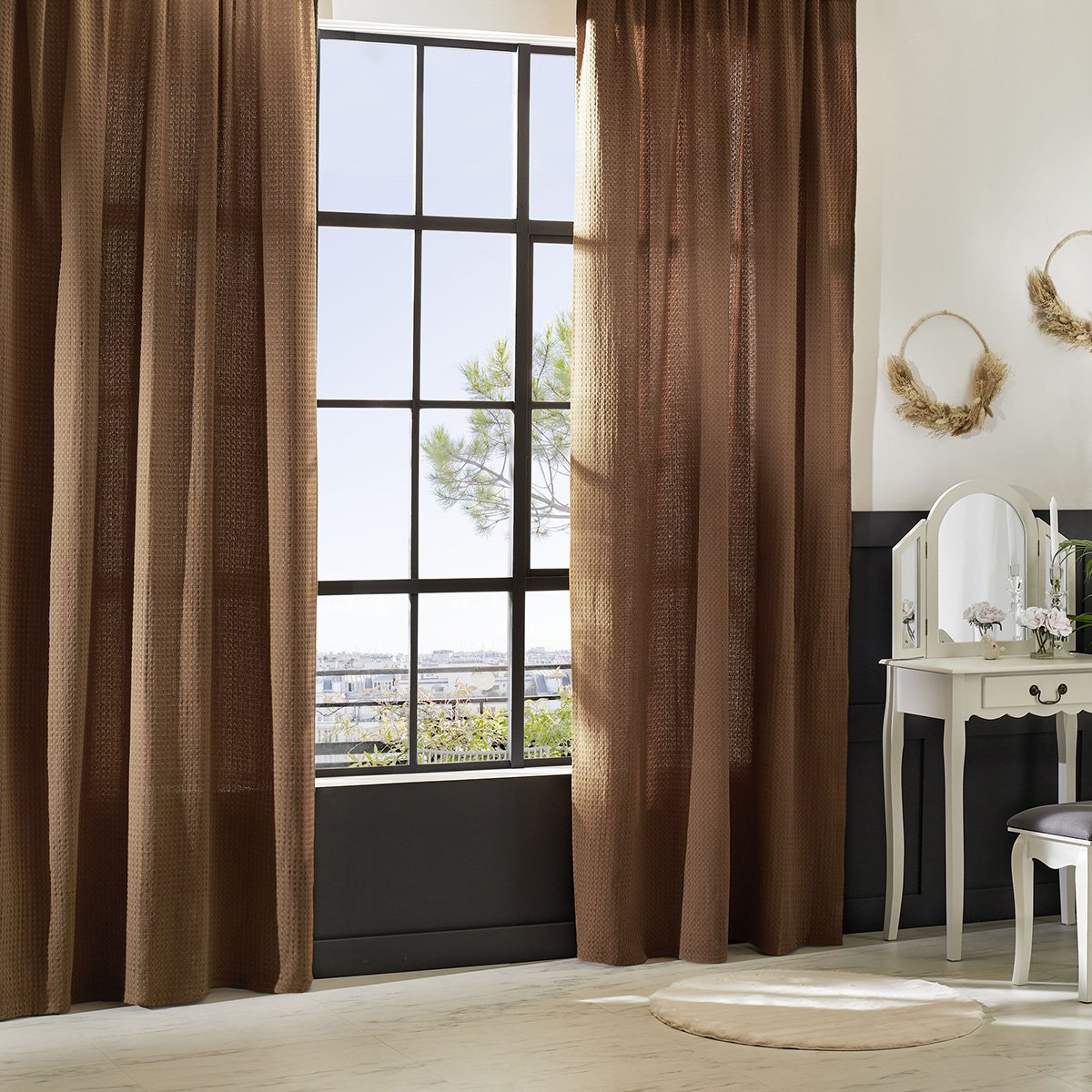 Rideau WIDDY terracotta, ATMOSPHERA