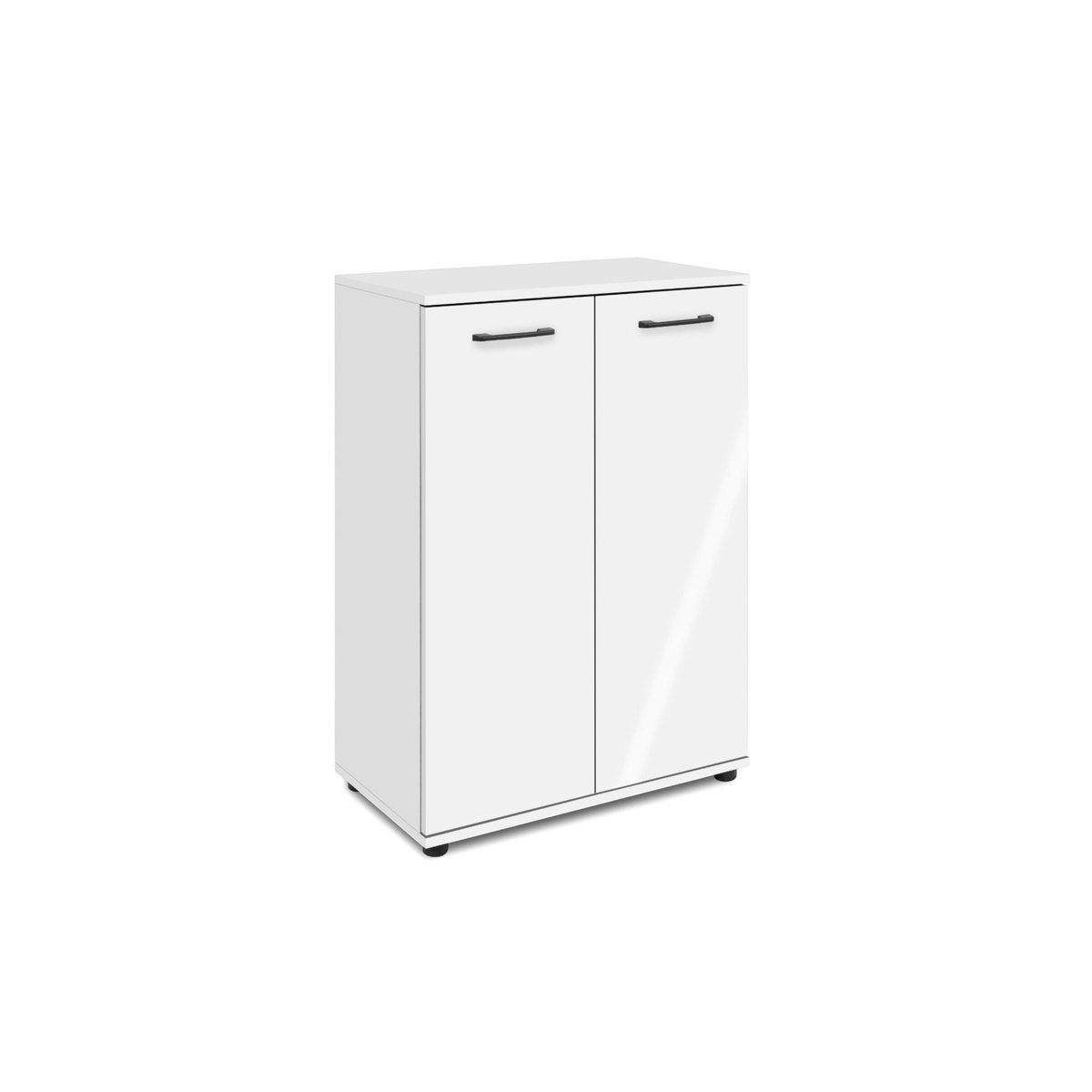 Meuble de rangement blanc 2 portes ALVA blanc, PIER IMPORT