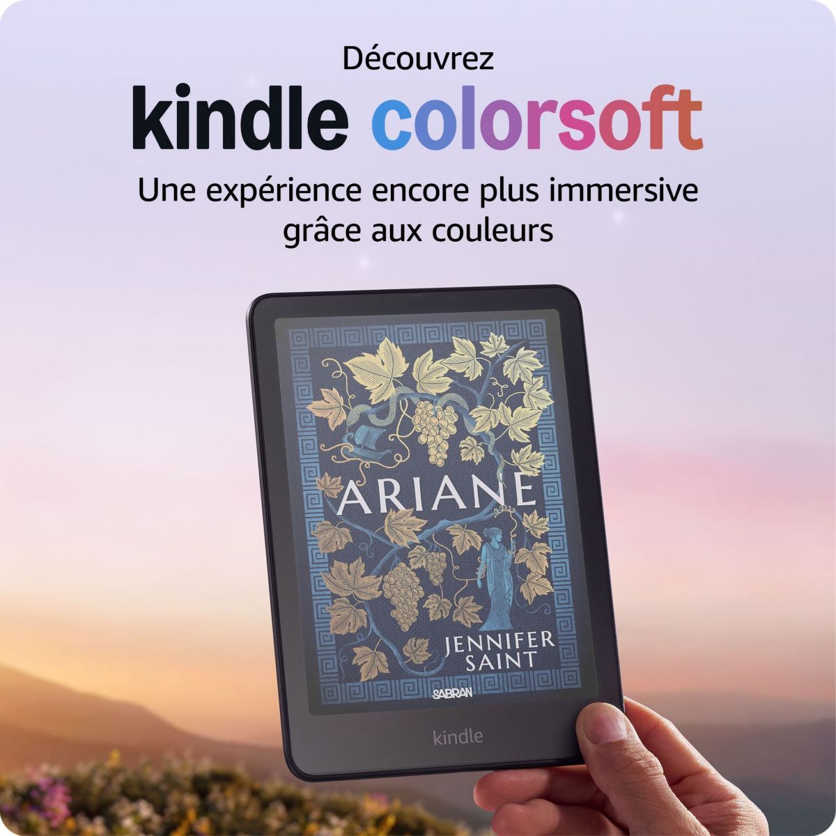 Liseuse eBook Kindle Colorsoft - Noire 16Go couleur unique, AMAZON