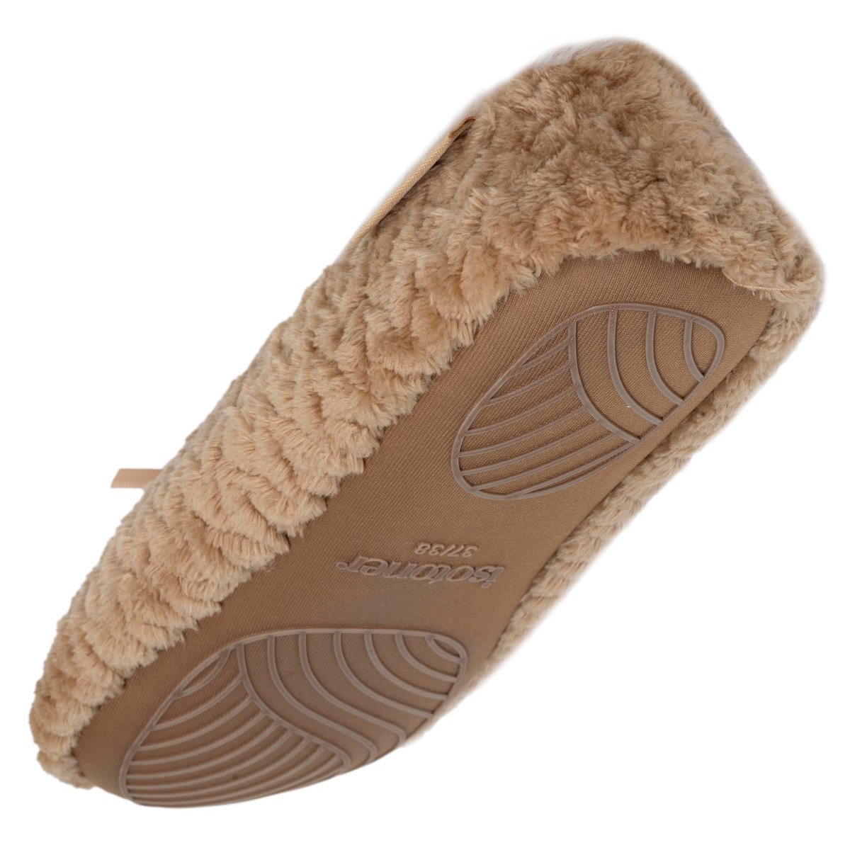 Chaussons extra-light Ballerines beige, ISOTONER
