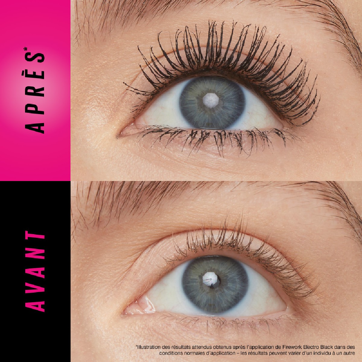 Mascara Cils Sensational Firework Electro Black Effet Cils Déployés à 360° electro black, MAYBELLINE NEW YORK