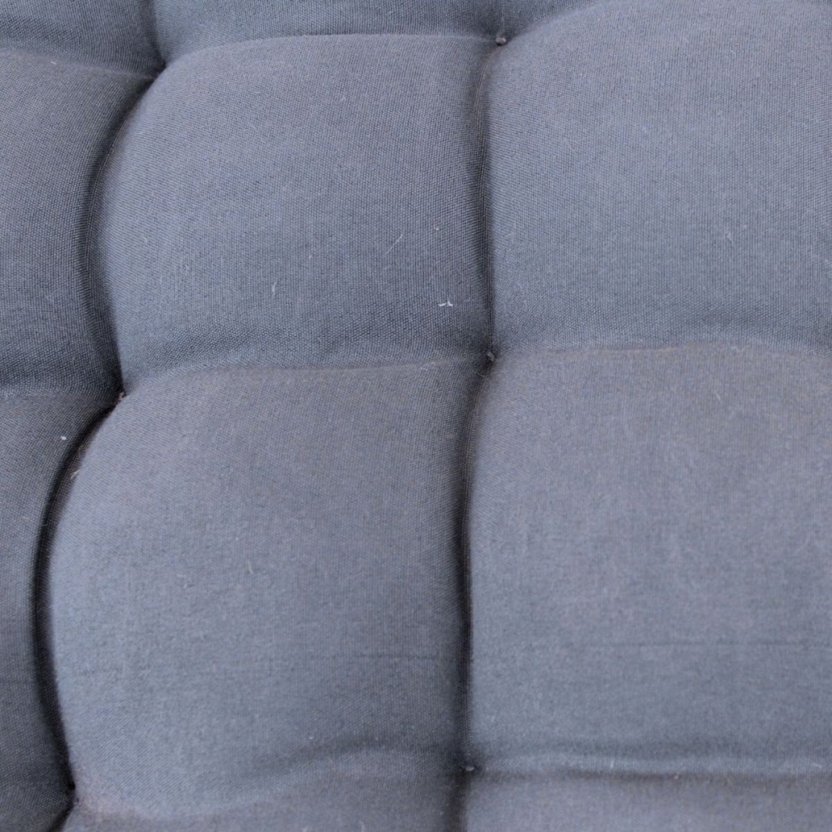 Lot de 4 galettes de chaise 40x40cm gris, ORNAMI