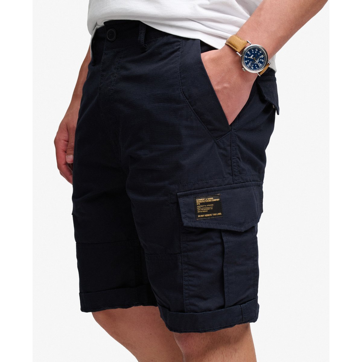 Short cargo Parachute bleu nuit foncé, SUPERDRY