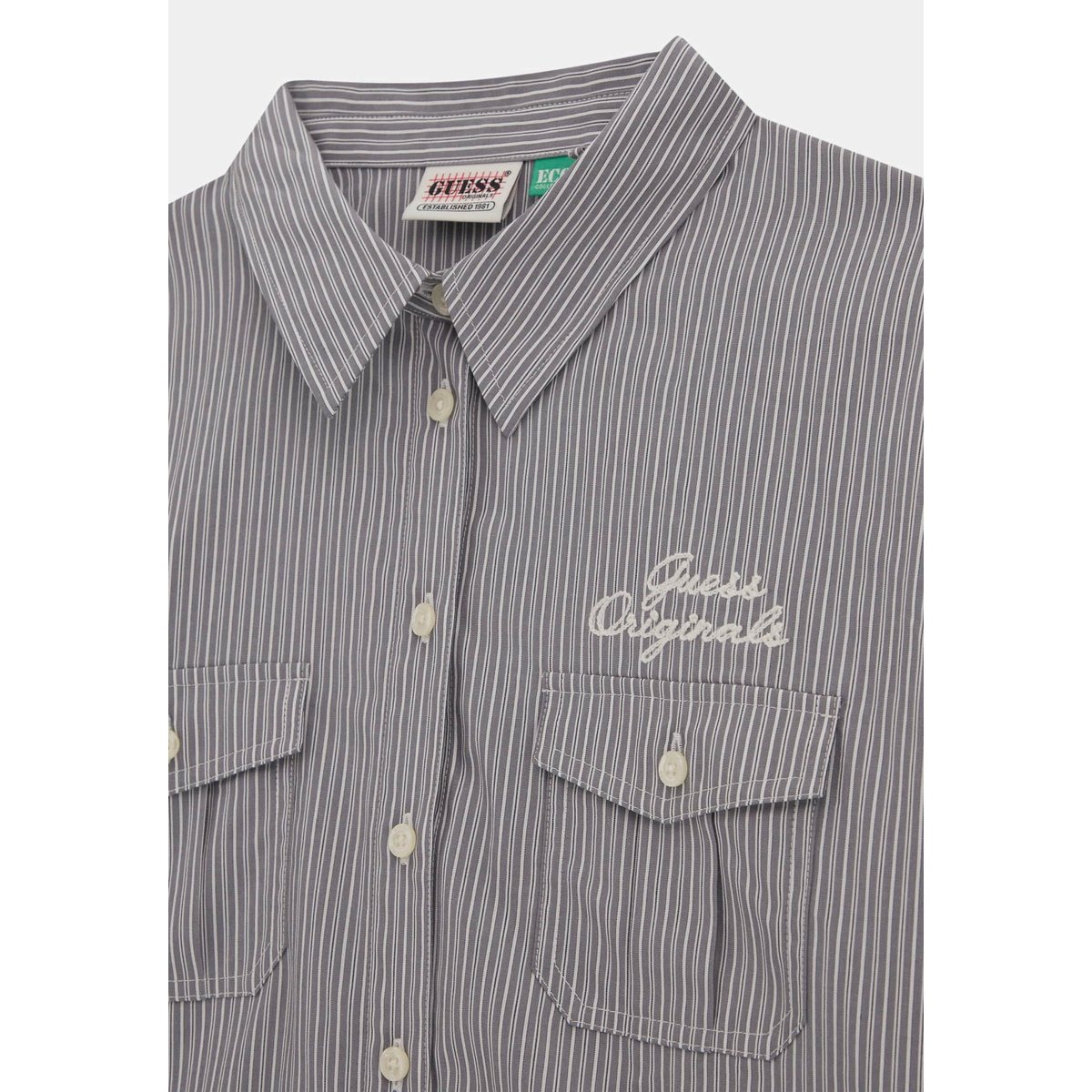 Haut Noué De Travail gris multi, GUESS