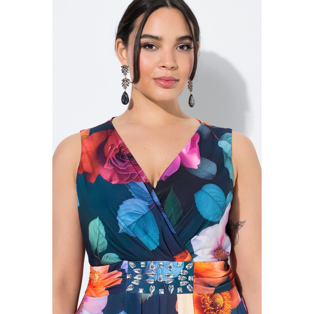 Robe maxi sans manches noir, ULLA POPKEN