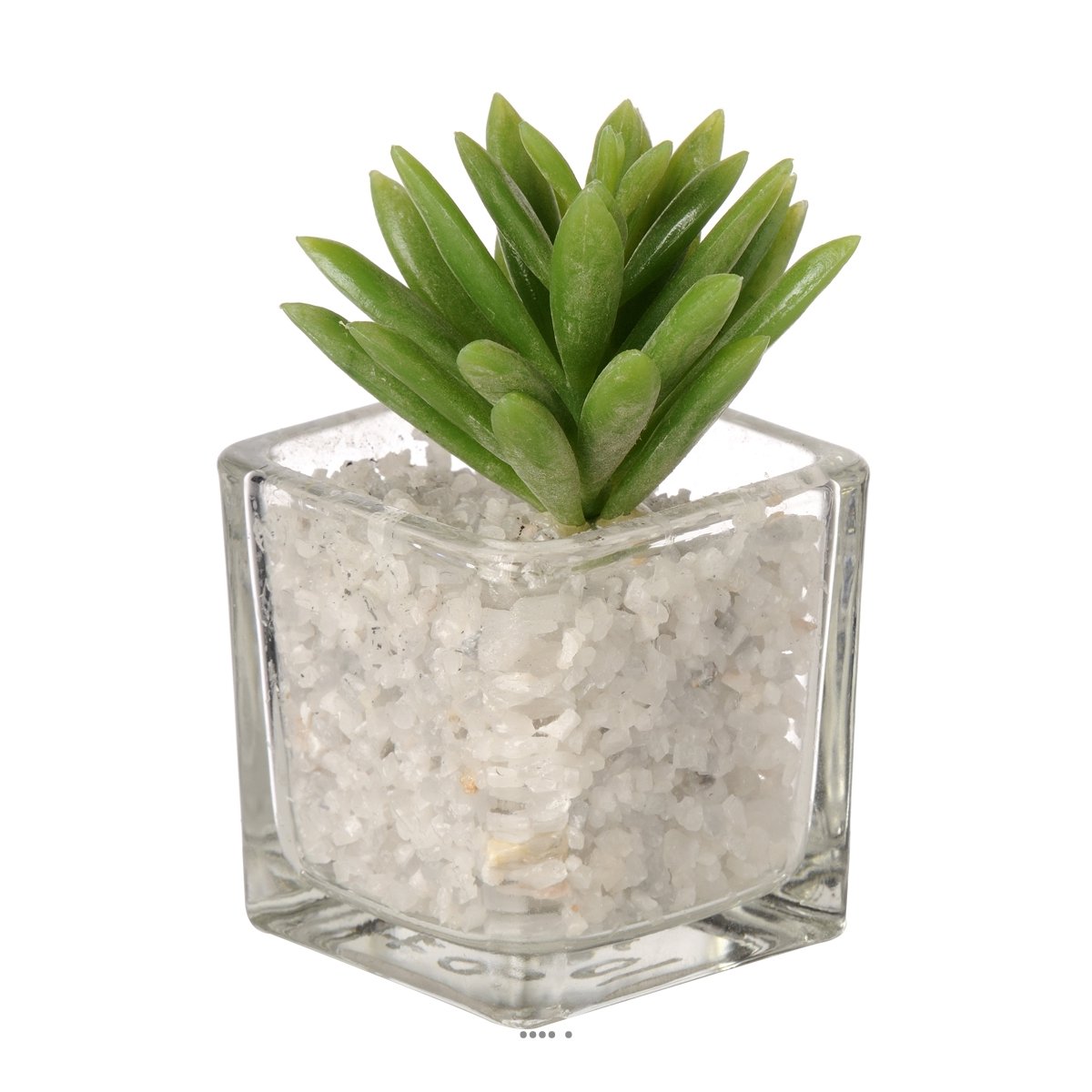Agave artificielle succulente cactée en pot vert, ARTIFICIELLES