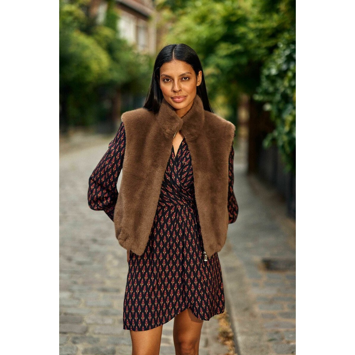 Vemy Gilet taupe, LA PETITE ETOILE