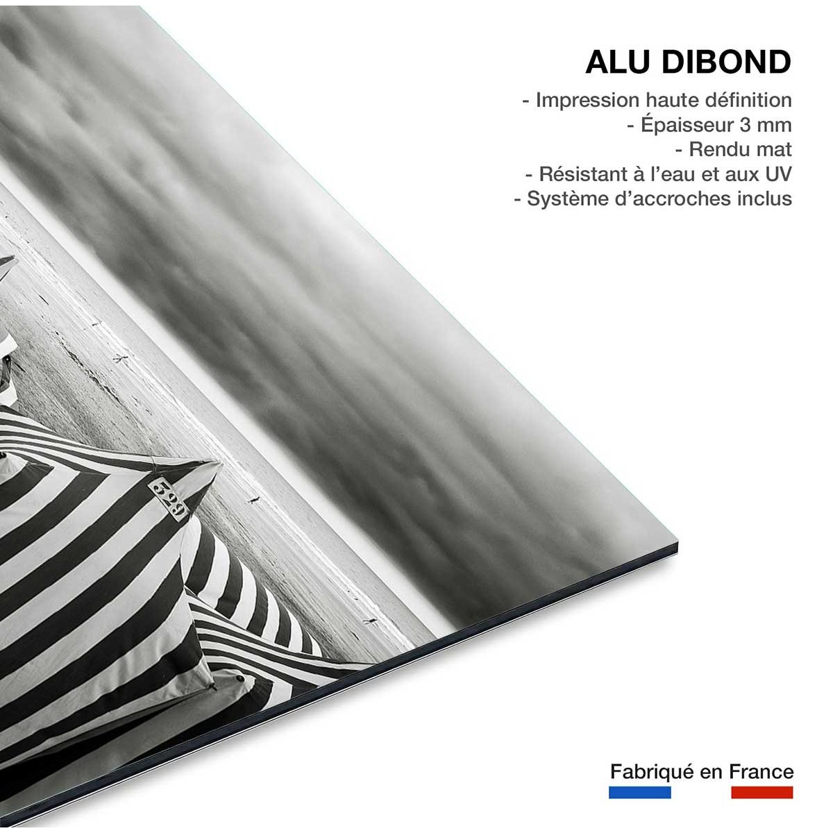 Tableau tente de plage tableau alu dibond, HEXOA