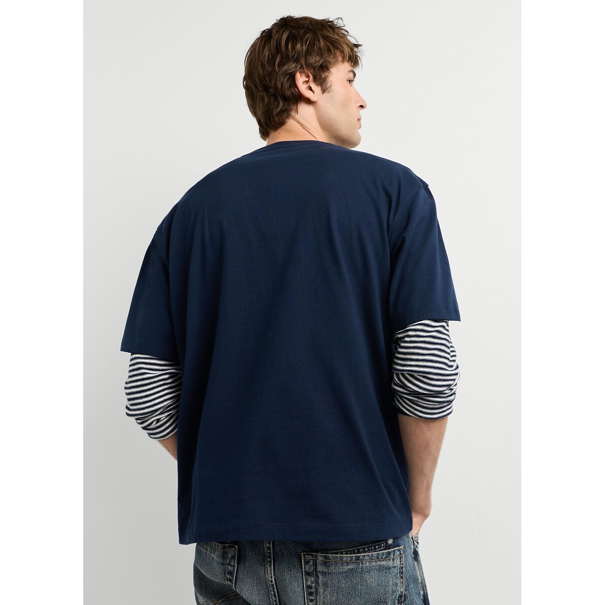 T-Shirt mit kurzen Ärmeln, COFFET marine, PEPE JEANS