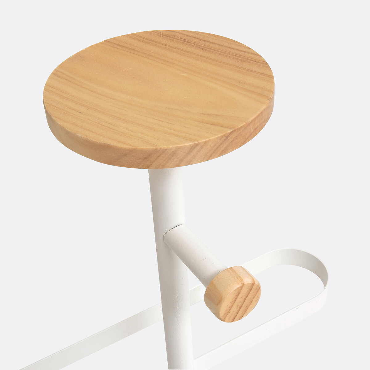 Dressboy in staal metaal en hout wit, LA REDOUTE INTERIEURS