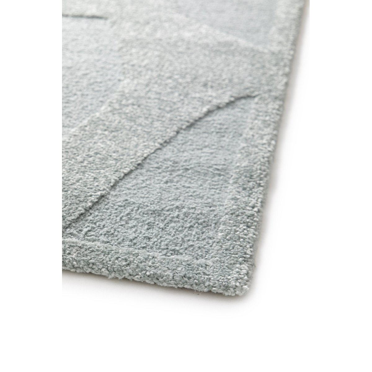 Tapis doux à relief SILENCIO bleu naturel, AFK LIVING