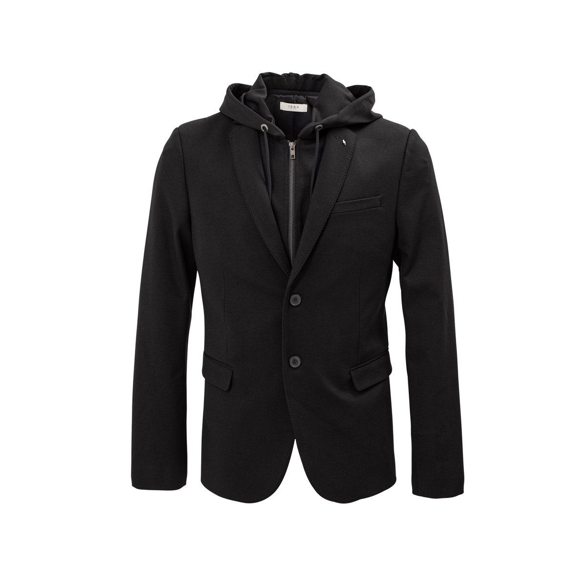 Veste Interlock à parementure amovible noir, IKKS
