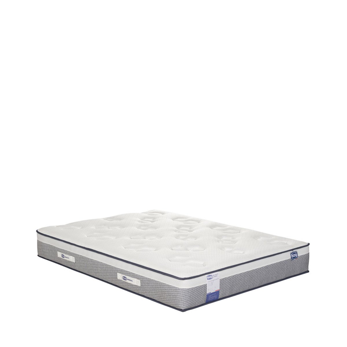 Matelas 100% ressorts et latex, accueil enveloppant- INFLUENCE-HYBRIDE couleur unique, SIMMONS