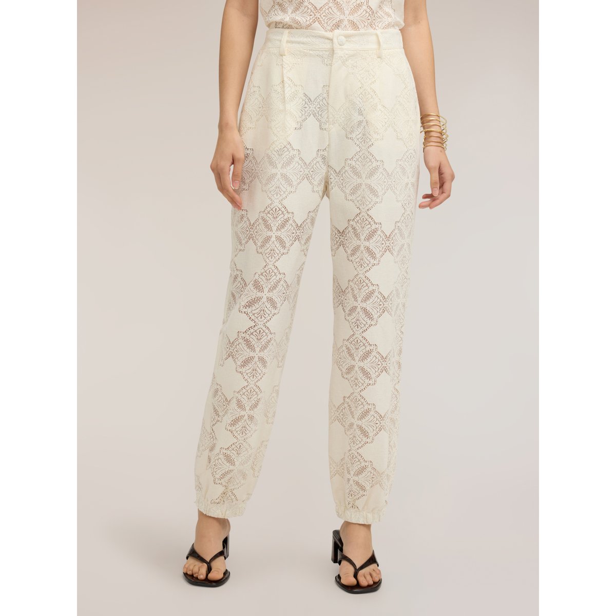Pantalon de jogging blanc, MOTIVI