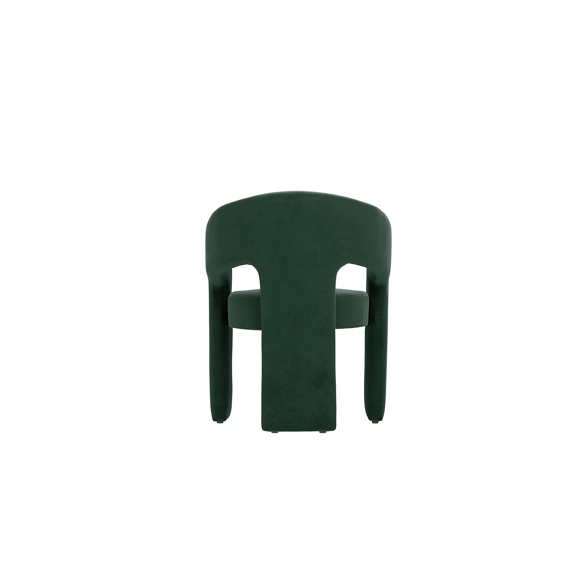 Isolde Velvet Sculptural Dining Chair forest green, SO'HOME