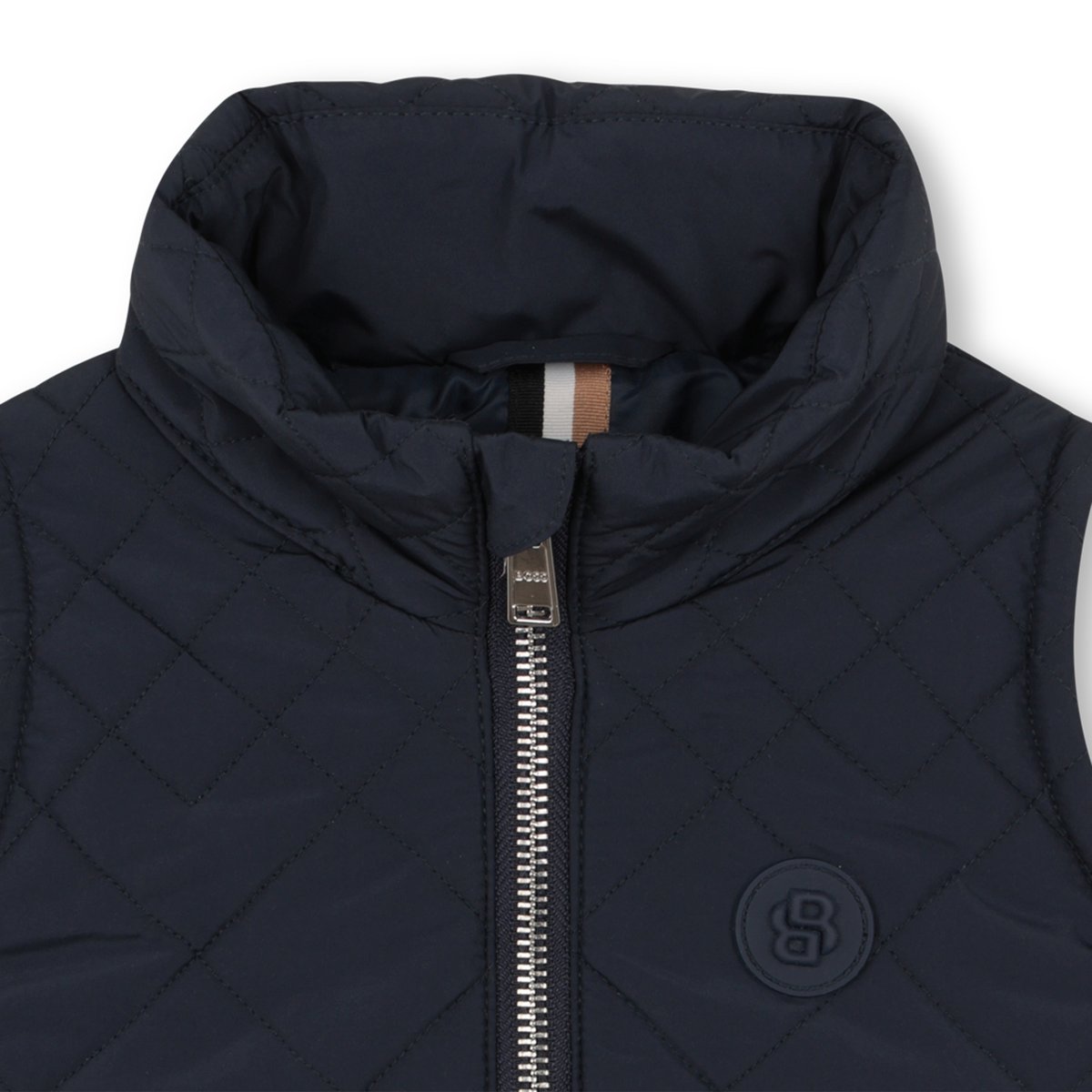 Doudoune sans manches À capuche bleu cargo, BOSS KIDSWEAR