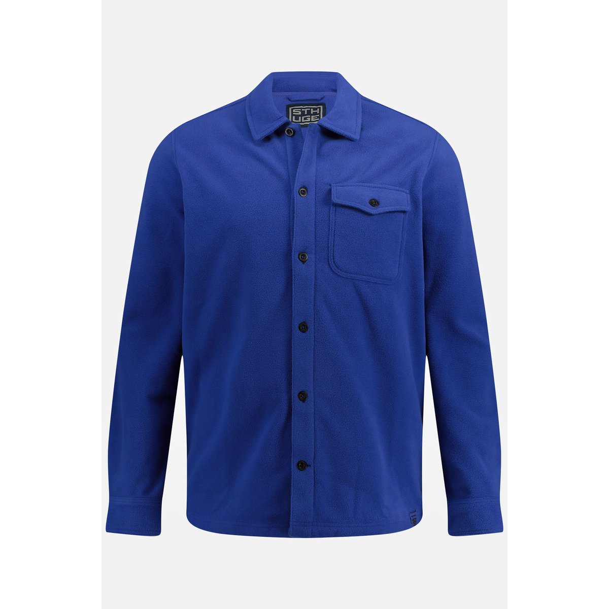 Surchemise en polaire bleu roi, STHUGE