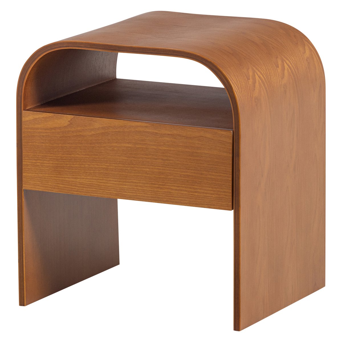 Table de chevet en mdf MOMO marron, WOOOD