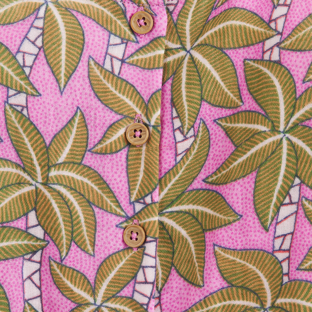 Top/shorts Outfit in Palm Tree Print purple print, LA REDOUTE COLLECTIONS