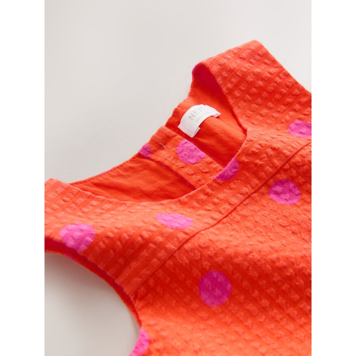 Robe de cérémonie avec fleur appliquée taches orange et rose, NEXT