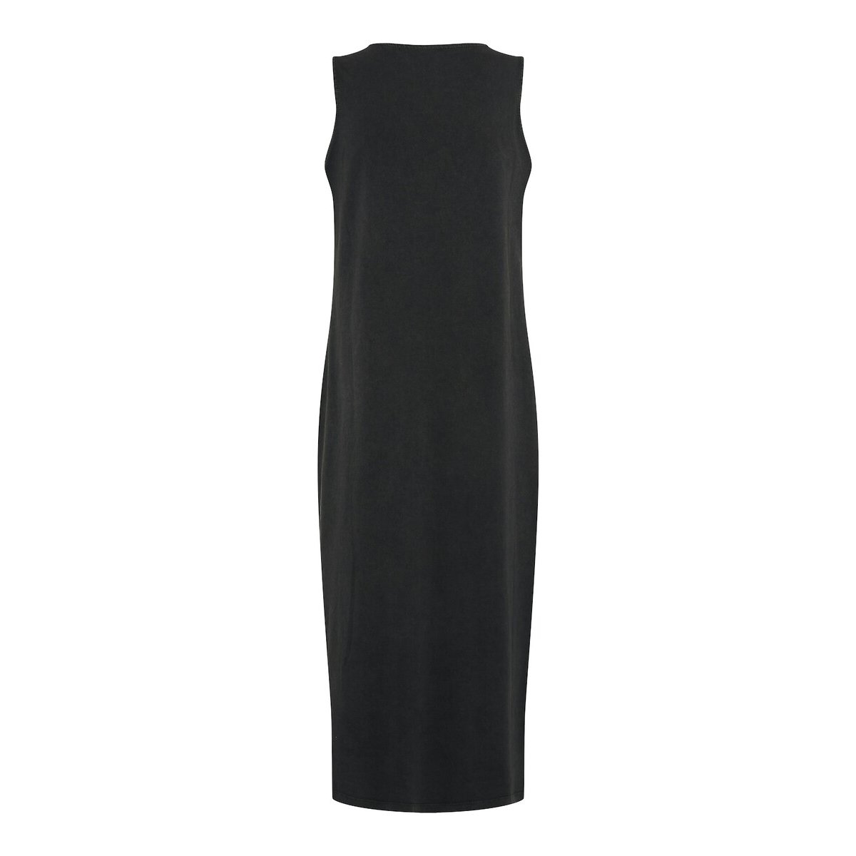 T-Shirt Dress with Print On Front black, PIECES
