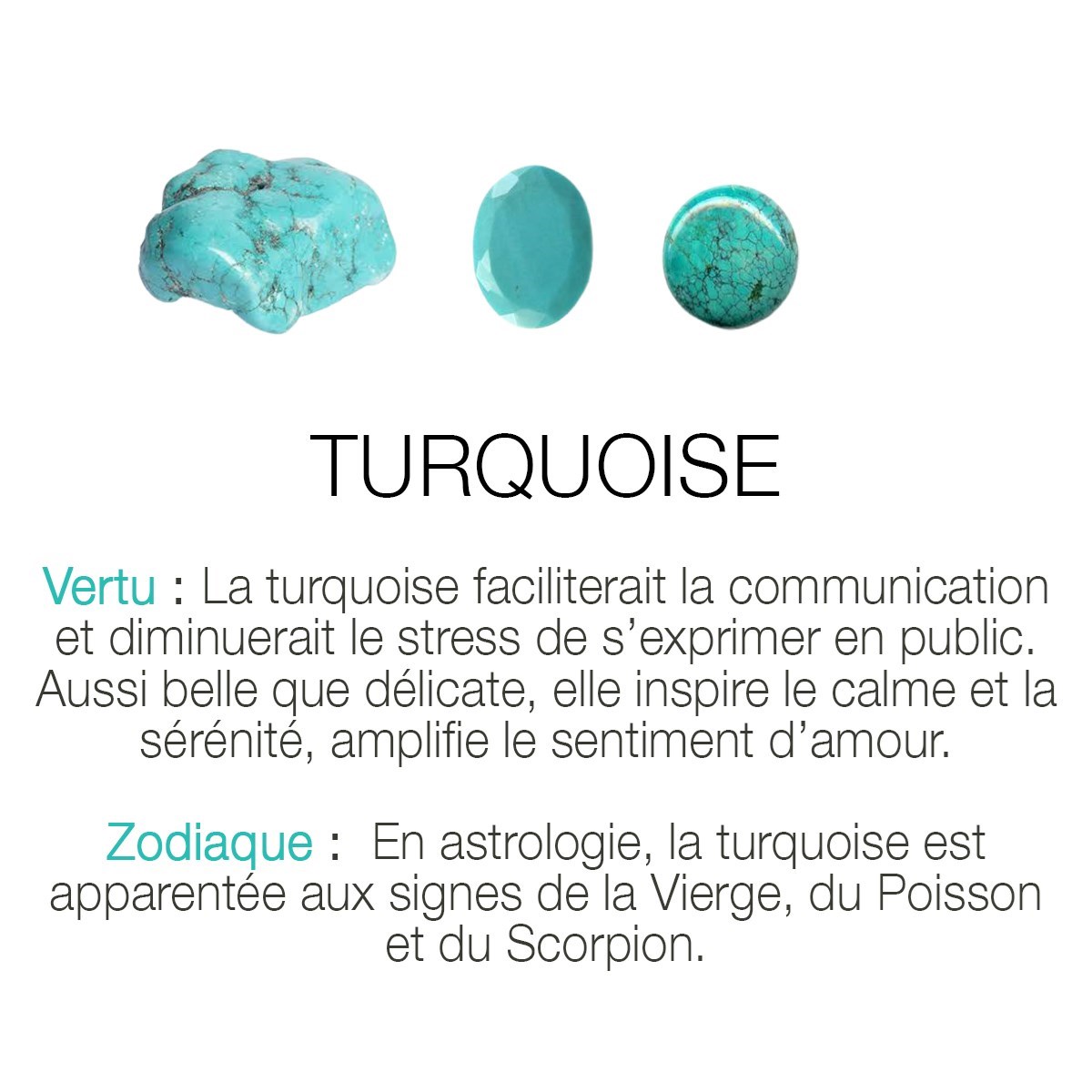 Collier tatoo buffle petit modele turquoise bleu, CAROLINE NAJMAN
