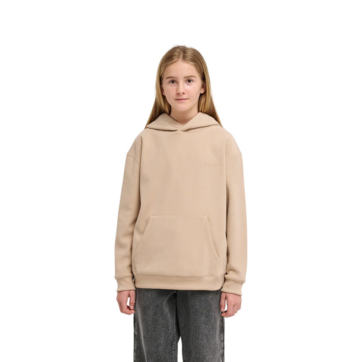 Sweat capuche LOWCASE CORDUROY beige humus, ELEMENT