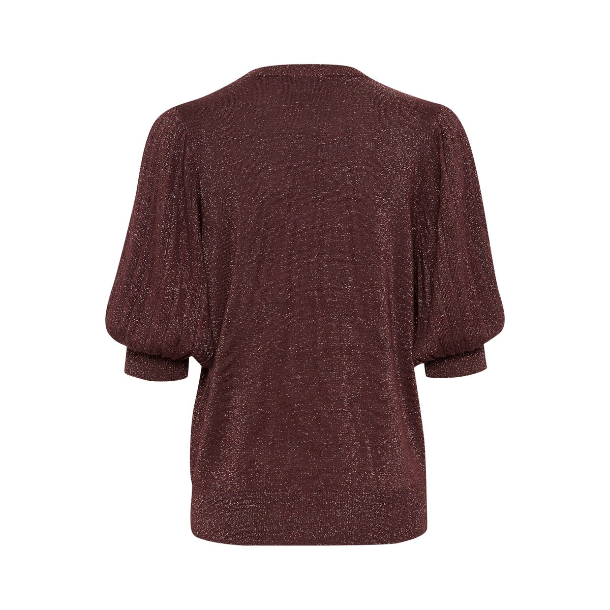 Pullover tricoté marron fudge, KAFFE